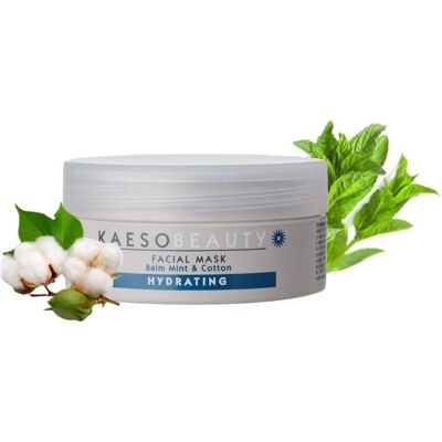 Kaeso Beauty Masque Hydratant Visage - Menthe & Coton 95ml - Publicité Kaeso Beauty Masque Hydratant Visage - Menthe & Coton 95ml - Publicité