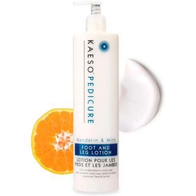 Lotion pieds et jambes au yaourt mandarine et menthe - Kaeso - Publicité Lotion pieds et jambes au yaourt mandarine et menthe - Kaeso - Publicité