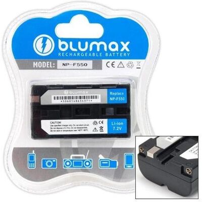 Blumax - NP-F550 - 2400mAh - Li-Ion - Batterie Blumax - NP-F550 - 2400mAh - Li-Ion - Batterie