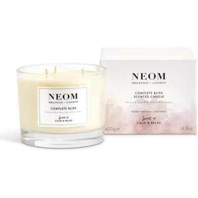 Neom Organics London Complete Bliss Three Wick Scented Candle - Scented Candle Neom Organics London Complete Bliss Three Wick Scented Candle - Scented Candle