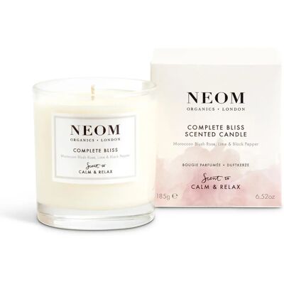 Neom London Complete Bliss Scented Candle - Natural, 185g Neom London Complete Bliss Scented Candle - Natural, 185g