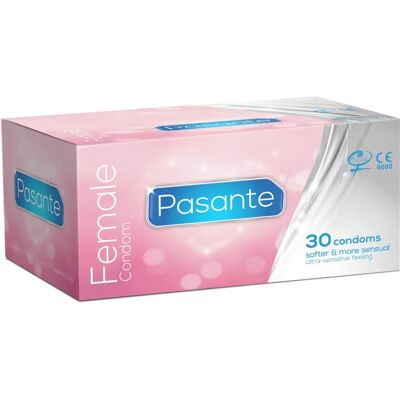 Pasante Marque Condom Femelle Non Latex - Pack de 30 Pasante Marque Condom Femelle Non Latex - Pack de 30