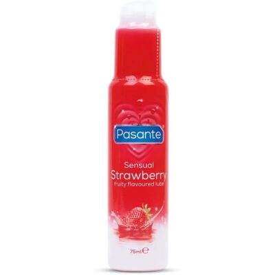Pasante Wild Strawberry Glijmiddel Gel - Waterbasis, Vegan, 75ml Pasante Wild Strawberry Glijmiddel Gel - Waterbasis, Vegan, 75ml