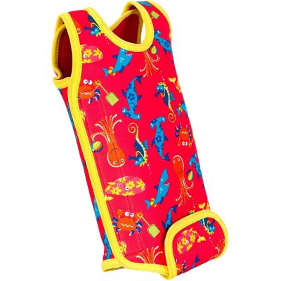 Konfidence Babywarma Sea Friends Pink/Yellow 12-24 måneder Wetsuit Konfidence Babywarma Sea Friends Pink/Yellow 12-24 måneder Wetsuit