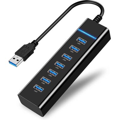 LUPO - LUPO 7-Port USB 3.0 Hub - Ports 7 - USB 3.0 - USB hub LUPO - LUPO 7-Port USB 3.0 Hub - Ports 7 - USB 3.0 - USB hub
