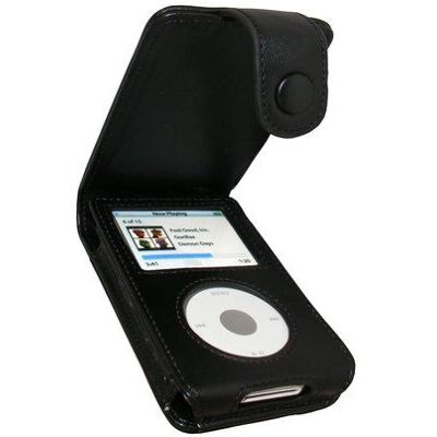iGadgitz - CLASSIC-LTHRBLK - Black Leather - Flip Case - Case iGadgitz - CLASSIC-LTHRBLK - Black Leather - Flip Case - Case