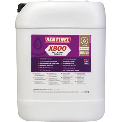 SENTINEL X800 Entkalker - Heizkreislaufreiniger - 20L SENTINEL X800 Entkalker - Heizkreislaufreiniger - 20L
