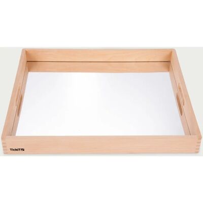 Tickit Beech Wood Mirror Tray - Supports imaginative play - Tray Tickit Beech Wood Mirror Tray - Supports imaginative play - Tray