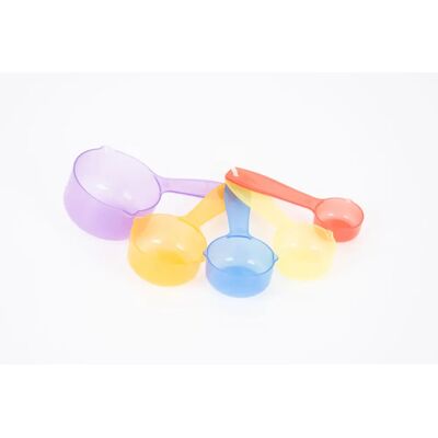 Gobelets Mesure Translucides TickiT - Ensemble de 5 Gobelets Mesure Translucides TickiT - Ensemble de 5
