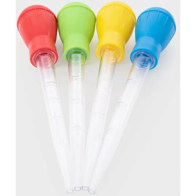 Tickit Messpipetten - Bunt mit 4 bunten Messpipetten für Kinder Tickit Messpipetten - Bunt mit 4 bunten Messpipetten für Kinder