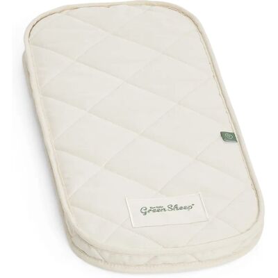 The Little Green Sheep Natural Moses Basket Mattress - 28x74cm The Little Green Sheep Natural Moses Basket Mattress - 28x74cm