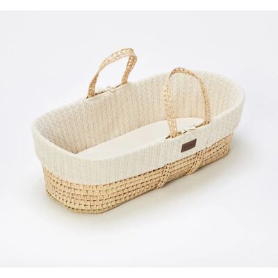 Green Sheep Organic Moses Basket & Stand - Linen Green Sheep Organic Moses Basket & Stand - Linen