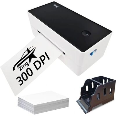 Zing - Pro Series 300dpi Thermal Label Printer - Black Zing - Pro Series 300dpi Thermal Label Printer - Black