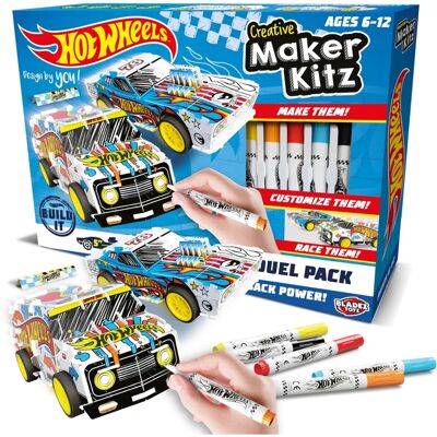Hot Wheels Kitz Custom Racer Duel Pack - Toy Car Kit Hot Wheels Kitz Custom Racer Duel Pack - Toy Car Kit