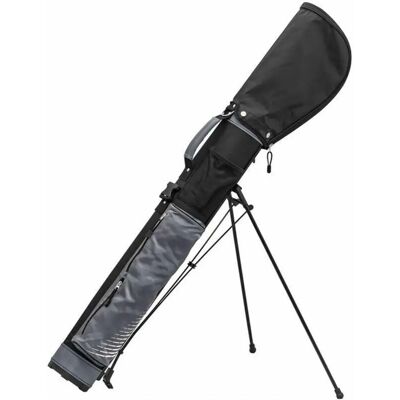 Longridge Travelite 5 - Sac de golf avec support - Noir / Argent Longridge Travelite 5 - Sac de golf avec support - Noir / Argent