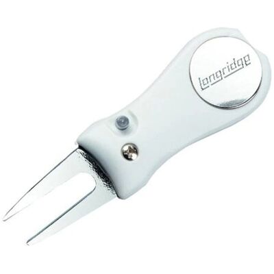 Fourche de golf automatique Longridge - Blanc - Accessoire de golf Fourche de golf automatique Longridge - Blanc - Accessoire de golf