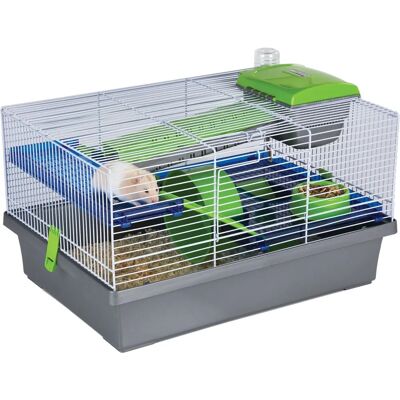 Rosewood Small Animal Pico Hamster Cage Silver - Small Animal Cage Rosewood Small Animal Pico Hamster Cage Silver - Small Animal Cage