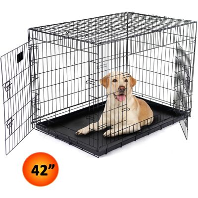 Easipet - XL - Black - Metal - Dog Cage Easipet - XL - Black - Metal - Dog Cage