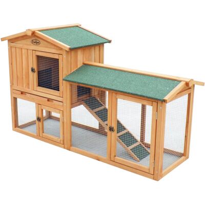 Easipet - Wooden Hutch - 2-tier - Wood - Rabbit & Guinea Pig - Rabbit Hutch Easipet - Wooden Hutch - 2-tier - Wood - Rabbit & Guinea Pig - Rabbit Hutch