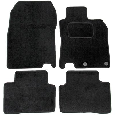 Nissan - Qashqai Mk2 - Black - 4pc - Car Mats Nissan - Qashqai Mk2 - Black - 4pc - Car Mats