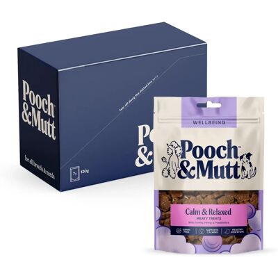 Pooch & Mutt - Meaty Turkey & Hemp - 7x120g - Dog Treats Pooch & Mutt - Meaty Turkey & Hemp - 7x120g - Dog Treats