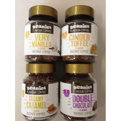 Beanies Café Instantané Caramel Crémeux - 50g - Publicité Beanies Café Instantané Caramel Crémeux - 50g - Publicité