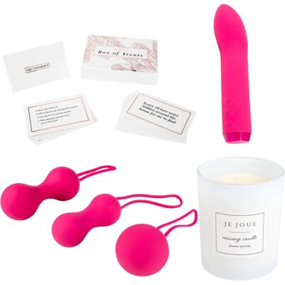 Coffret Cadeau de Bien-Être Sexuel Édition Limitée - Vibrateur G-Spot & Boules Kegel Coffret Cadeau de Bien-Être Sexuel Édition Limitée - Vibrateur G-Spot & Boules Kegel