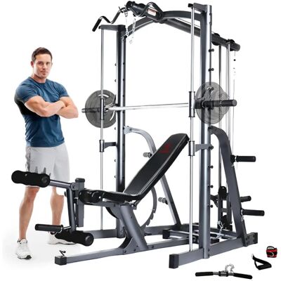 Marcy MWB1282 Smith Machine - Equipamento de ginástica versátil para casa Marcy MWB1282 Smith Machine - Equipamento de ginástica versátil para casa