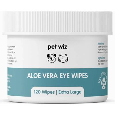 Lingettes à l’aloe vera Pet Wiz - Extra Large pour Chiens & Chats - Publicité Lingettes à l’aloe vera Pet Wiz - Extra Large pour Chiens & Chats - Publicité