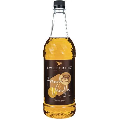 Sweetbird French Vanilla Coffee Syrup - 1L Plastic - Pack 6 Sweetbird French Vanilla Coffee Syrup - 1L Plastic - Pack 6