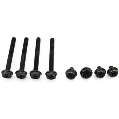 XSPC Radiator Schraubensatz - 6 mm Schwarz, 8 stk XSPC Radiator Schraubensatz - 6 mm Schwarz, 8 stk