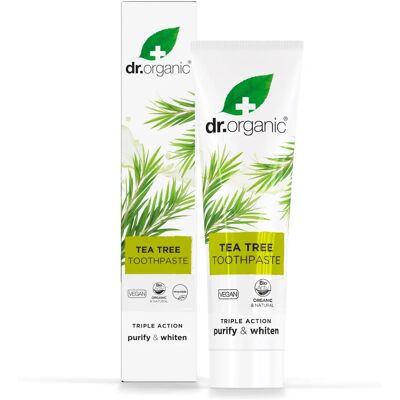 Dentifrice Dr. Organic à l'Huile d'Arbre à Thé (100ml) Dentifrice Dr. Organic à l'Huile d'Arbre à Thé (100ml)