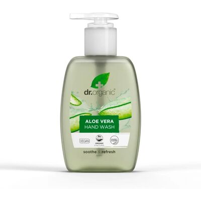 Sapone per le mani Aloe Vera di Dr Organic - Lavaggio mani 250ml Sapone per le mani Aloe Vera di Dr Organic - Lavaggio mani 250ml