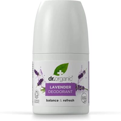 Dr. Organic Lavender Roll-On Deodorant 50 ml Dr. Organic Lavender Roll-On Deodorant 50 ml