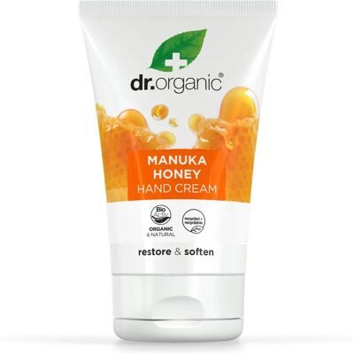 Crème pour les Mains et Ongles au Miel de Manuka de Dr Organic - Crème pour mains et ongles Crème pour les Mains et Ongles au Miel de Manuka de Dr Organic - Crème pour mains et ongles