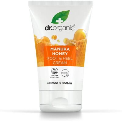Crema de Pies y Talones con Miel de Manuka de Dr. Organic - Crema para Pies Secos Crema de Pies y Talones con Miel de Manuka de Dr. Organic - Crema para Pies Secos