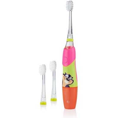 Brosse électrique BrushBaby KidzSonic Rose - Brosse sonique pour enfants Brosse électrique BrushBaby KidzSonic Rose - Brosse sonique pour enfants