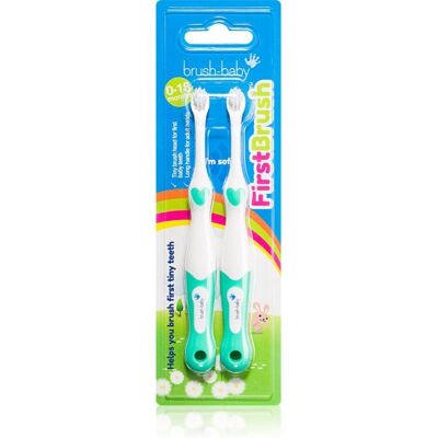 Brush Baby FirstBrush Kinderzahnbürsten - 2 Stück Brush Baby FirstBrush Kinderzahnbürsten - 2 Stück