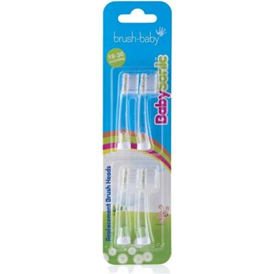 Brush Baby BabySonic Ersatzbürstenköpfe für Kinder 18 - 36 Monate (4 Stück) Brush Baby BabySonic Ersatzbürstenköpfe für Kinder 18 - 36 Monate (4 Stück)