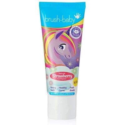 Brush Baby Natural Strawberry - Kids’ Toothpaste - 50 ml Brush Baby Natural Strawberry - Kids’ Toothpaste - 50 ml