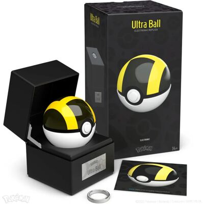 Réplique Ultra Ball Pokémon de The Wand Company - Collection - Publicité Réplique Ultra Ball Pokémon de The Wand Company - Collection - Publicité