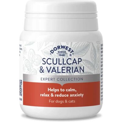 Dorwest Herbs Scullcap & Valerian 100 Tablets for Pets - Stress & Anxiety Relief Dorwest Herbs Scullcap & Valerian 100 Tablets for Pets - Stress & Anxiety Relief