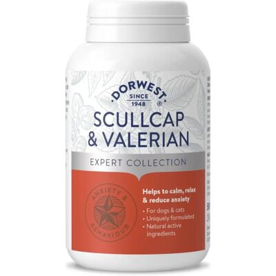 Dorwest Herbs Scullcap Valerian 500 Tablets - Calm Anxiety & Travel Sickness Dorwest Herbs Scullcap Valerian 500 Tablets - Calm Anxiety & Travel Sickness