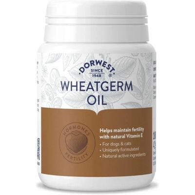 Dorwest Wheatgerm Oil for Dogs and Cats - Capsules - Pack of 100 Dorwest Wheatgerm Oil for Dogs and Cats - Capsules - Pack of 100