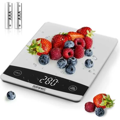 Duronic KS1009 - Gris - Balance de Cuisine Numérique - Publicité Duronic KS1009 - Gris - Balance de Cuisine Numérique - Publicité