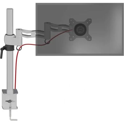 Support moniteur Duronic - Ajustable VESA - Argenté - 13-27 pouces - Publicité Support moniteur Duronic - Ajustable VESA - Argenté - 13-27 pouces - Publicité