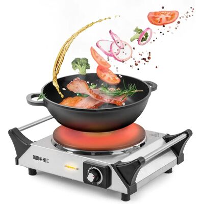 Plaque électrique portable Duronic HP1SS - 1500W - Noir - Plaque de cuisson extérieure Plaque électrique portable Duronic HP1SS - 1500W - Noir - Plaque de cuisson extérieure