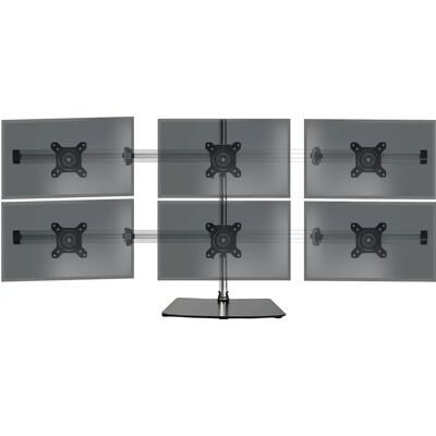 Duronic 6 Monitor Stand - Adjustable Height, VESA Compatible Duronic 6 Monitor Stand - Adjustable Height, VESA Compatible
