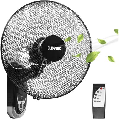 Ventilateur Murale Duronic FN55 avec 3 Vitesses et Télécommande - Publicité Ventilateur Murale Duronic FN55 avec 3 Vitesses et Télécommande - Publicité