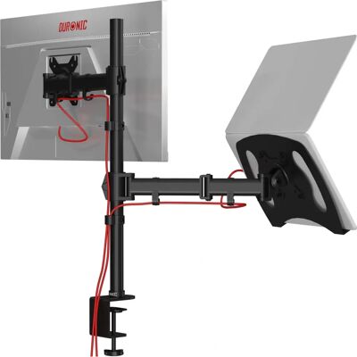 Bras support écran Duronic VESA 75x75mm/100x100mm - Flexible, réglable, pour écrans 13-27" - Publicité Bras support écran Duronic VESA 75x75mm/100x100mm - Flexible, réglable, pour écrans 13-27" - Publicité